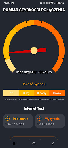 Test Internet (WiFi GSM)